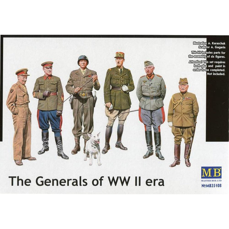 MASTER BOX 1/35 The Generals Of WWII Era