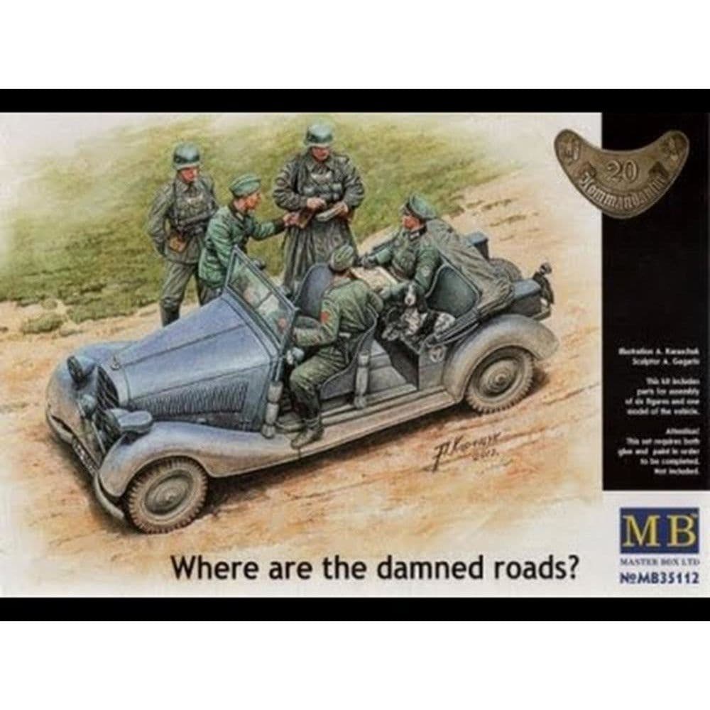 MASTER BOX 1/35 'Where are the Damn Roads' WWII