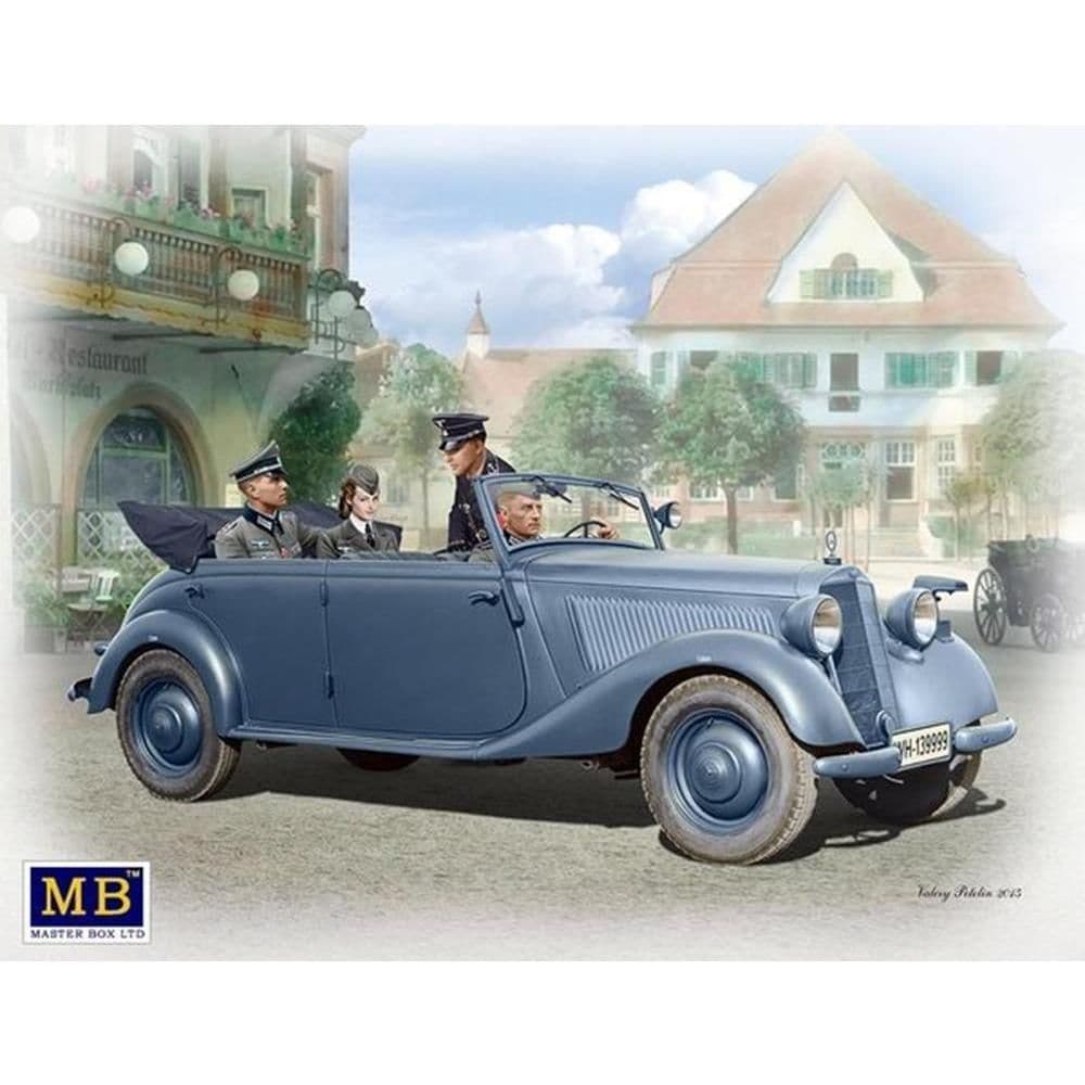 MASTER BOX 1/35 Tourenwagen Typ170V With Crew WWII