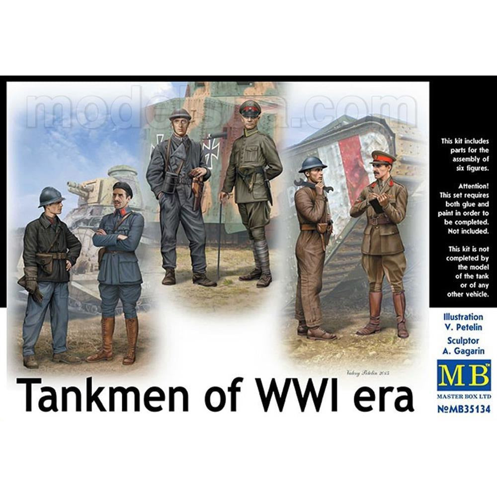 MASTER BOX 1/35 Tankmen of WWI Era