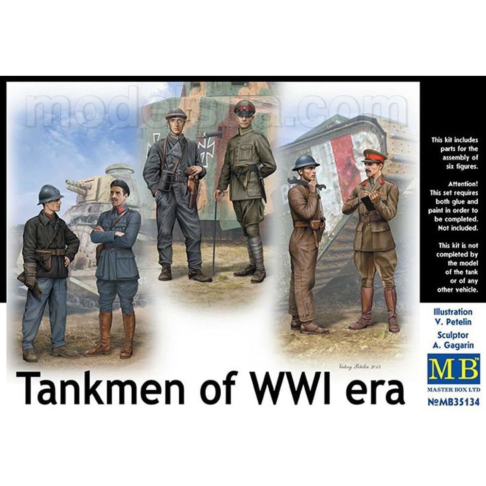 MASTER BOX 1/35 Tankmen of WWI Era