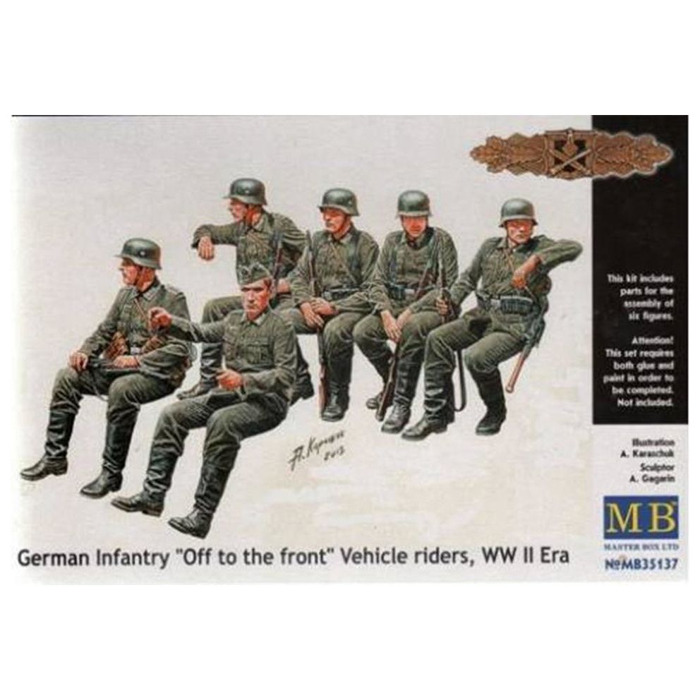 MASTER BOX 1/35 German Infantry 'Off to The Front' WWII