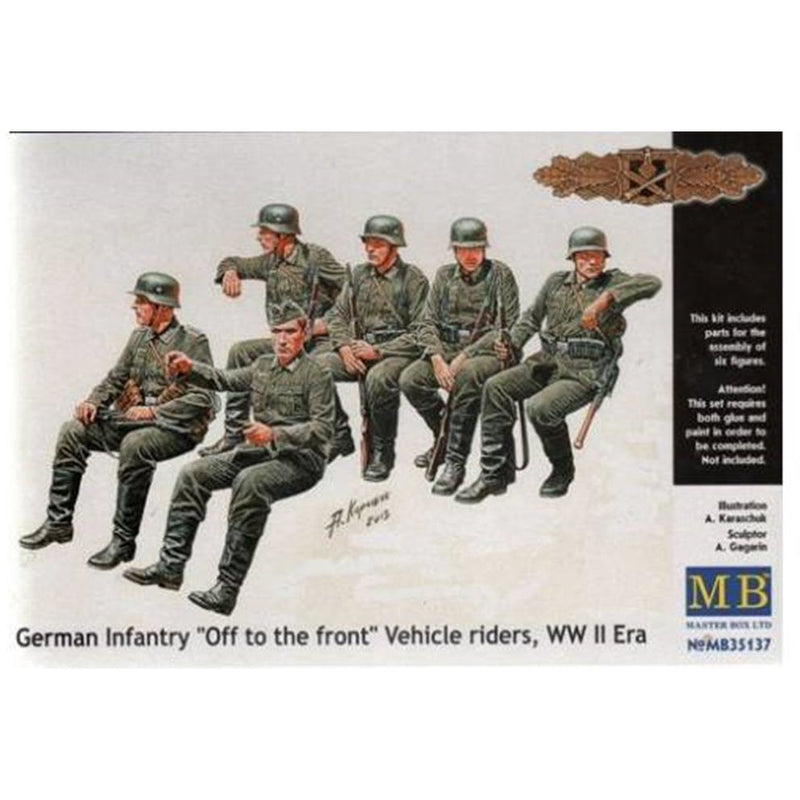 MASTER BOX 1/35 German Infantry 'Off to The Front' WWII