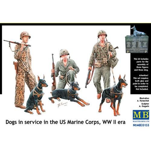 MASTER BOX 1/35 USMC 'Dogs in the Service' WWII