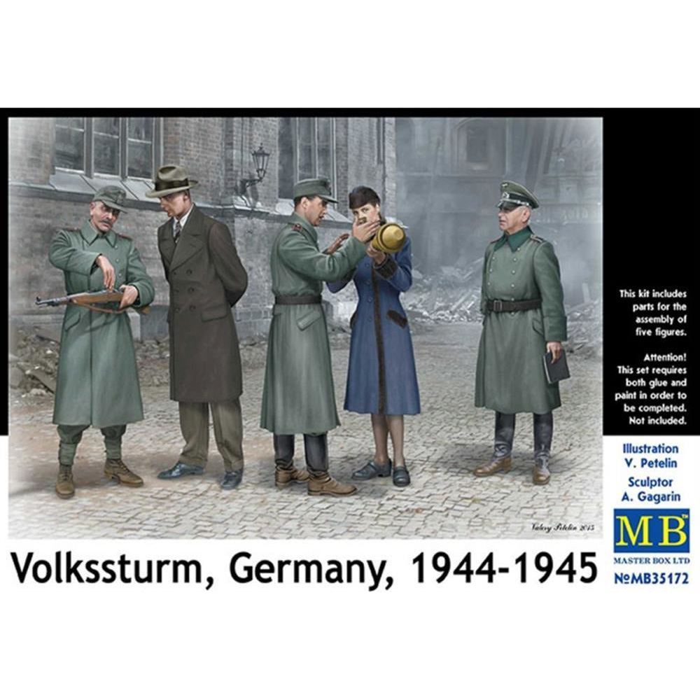 MASTER BOX 1/35 Volkstrum Germany 1944-1945 WWII