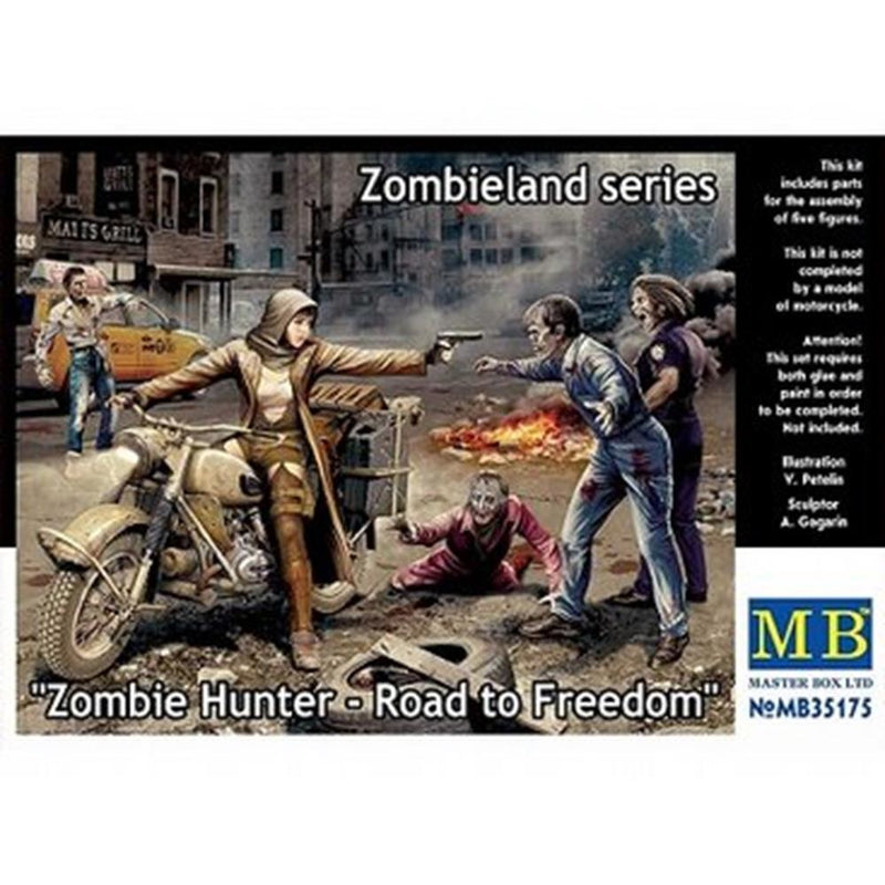 MASTER BOX 1/35 Zombie Hunter: Road to Freedom