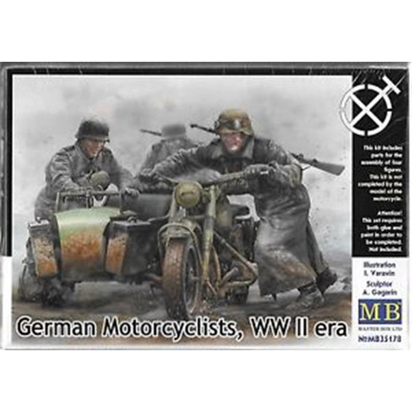 MASTER BOX 1/35 German Motorcyclist WWII