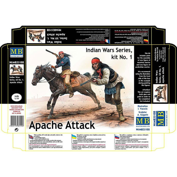 MASTER BOX 1/35 Apache Attack Indian Wars Series 1