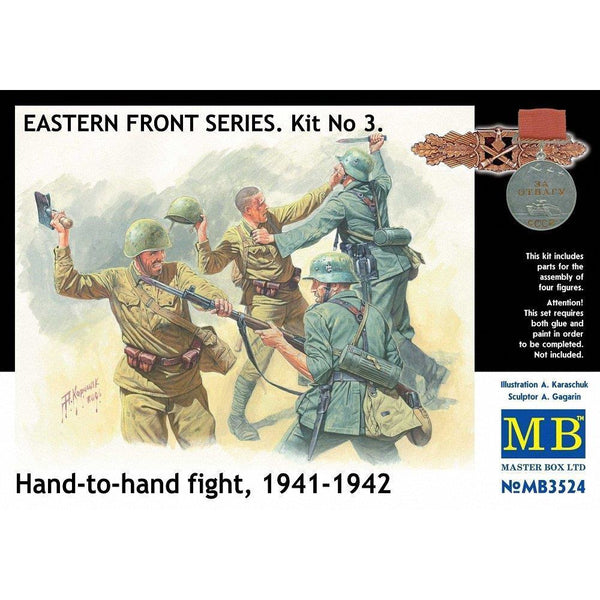 MASTER BOX 1/35 Eastern Front Kit #3 Hand to Hand Fight