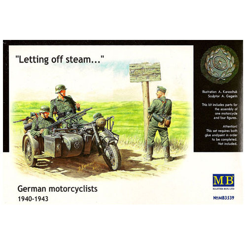 MASTER BOX 1/35 German Motorcyclists, 1940-1943