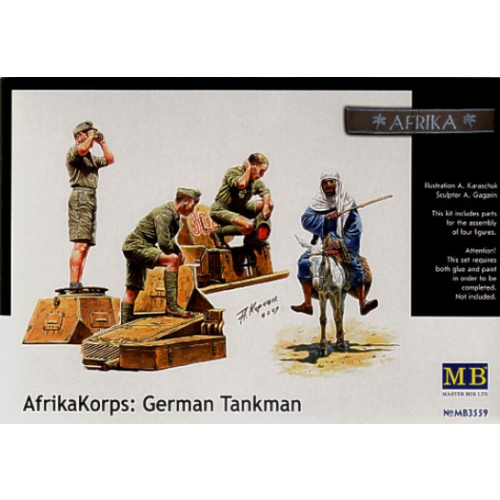 MASTER BOX 1/35 AfrikaKorps German Tankman