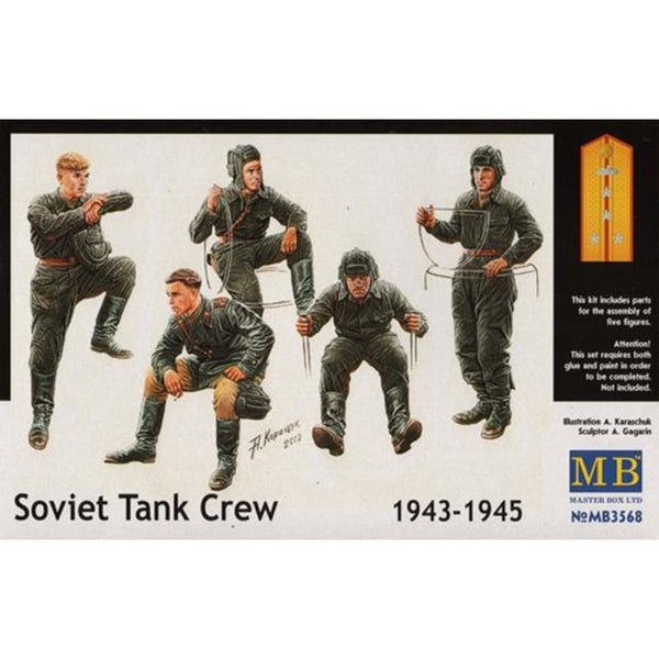 MASTER BOX 1/35 Soviet Tank Crew 1943-1945