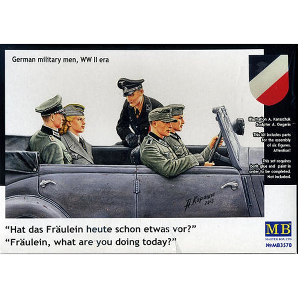 MASTER BOX 1/35 German Soldiers 'Hat das Fraulein