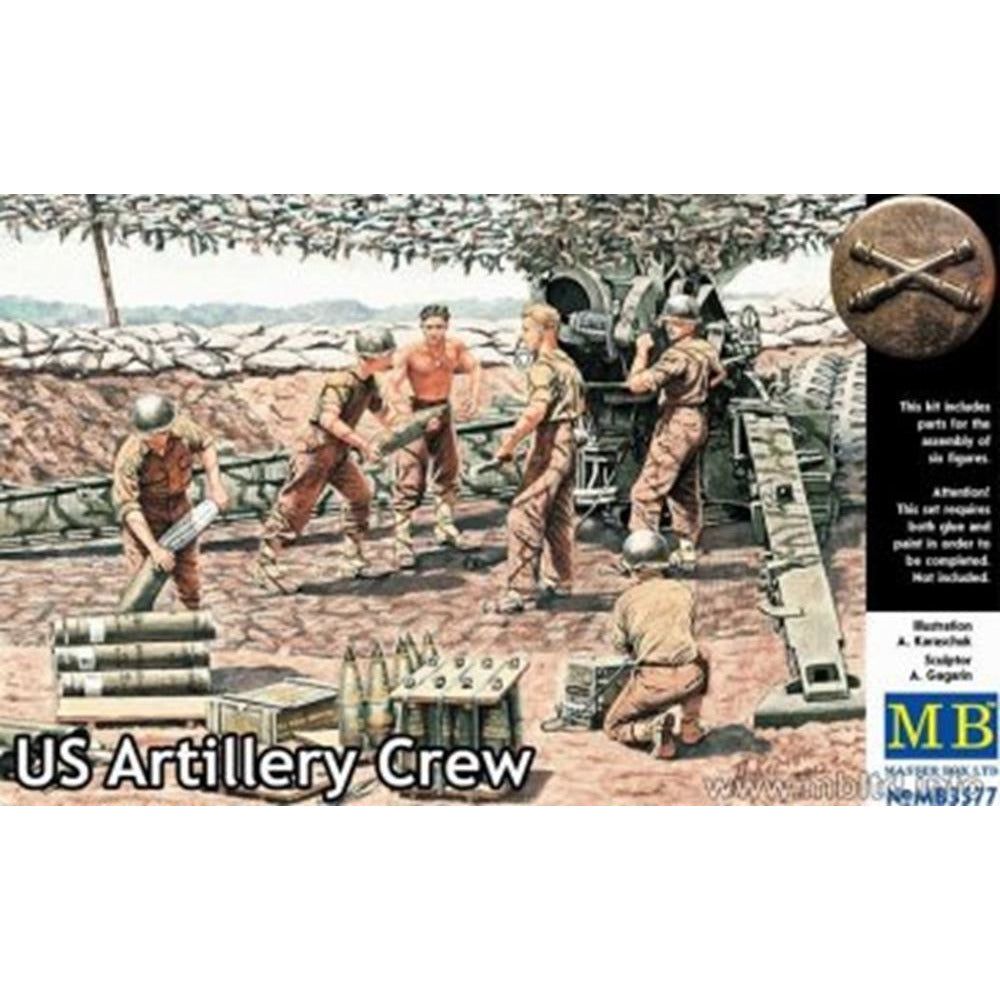 MASTER BOX 1/35 US Artillery Crew WWII Era