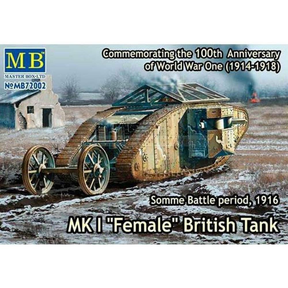 MASTER BOX 1/72 British Mk.1 Female Tank 1916