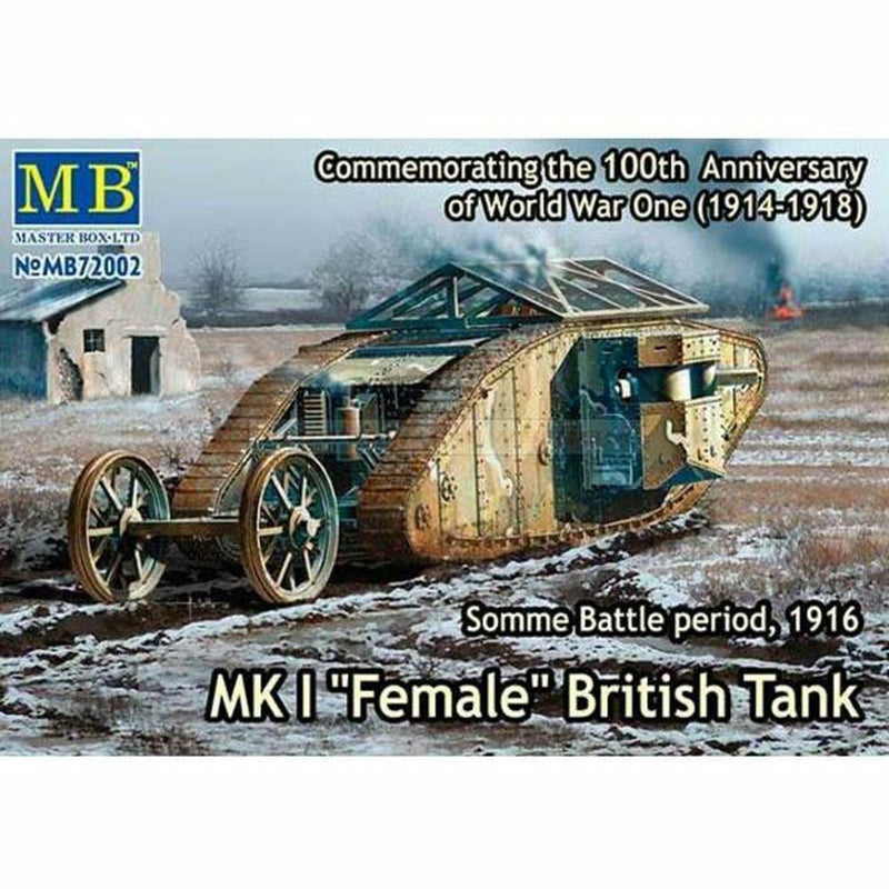 MASTER BOX 1/72 British Mk.1 Female Tank 1916