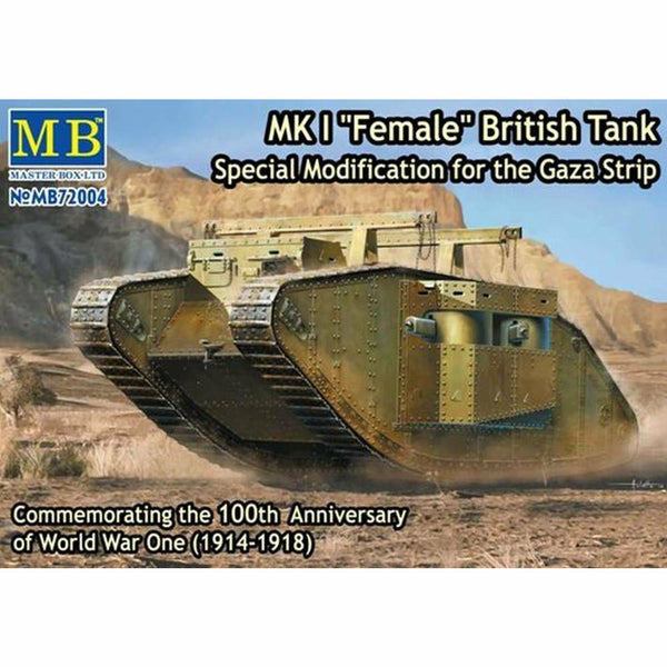 MASTER BOX 1/72 Mk.1 Female Tank Gaza Strip Mod WW1