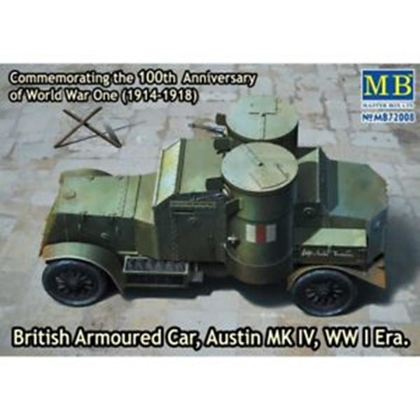 MASTER BOX 1/72 Austin Mk.4: Armored Car WW1 Era