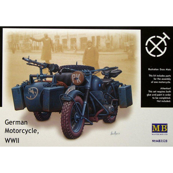 MASTER BOX 1/35 German Motorcycle, WWII