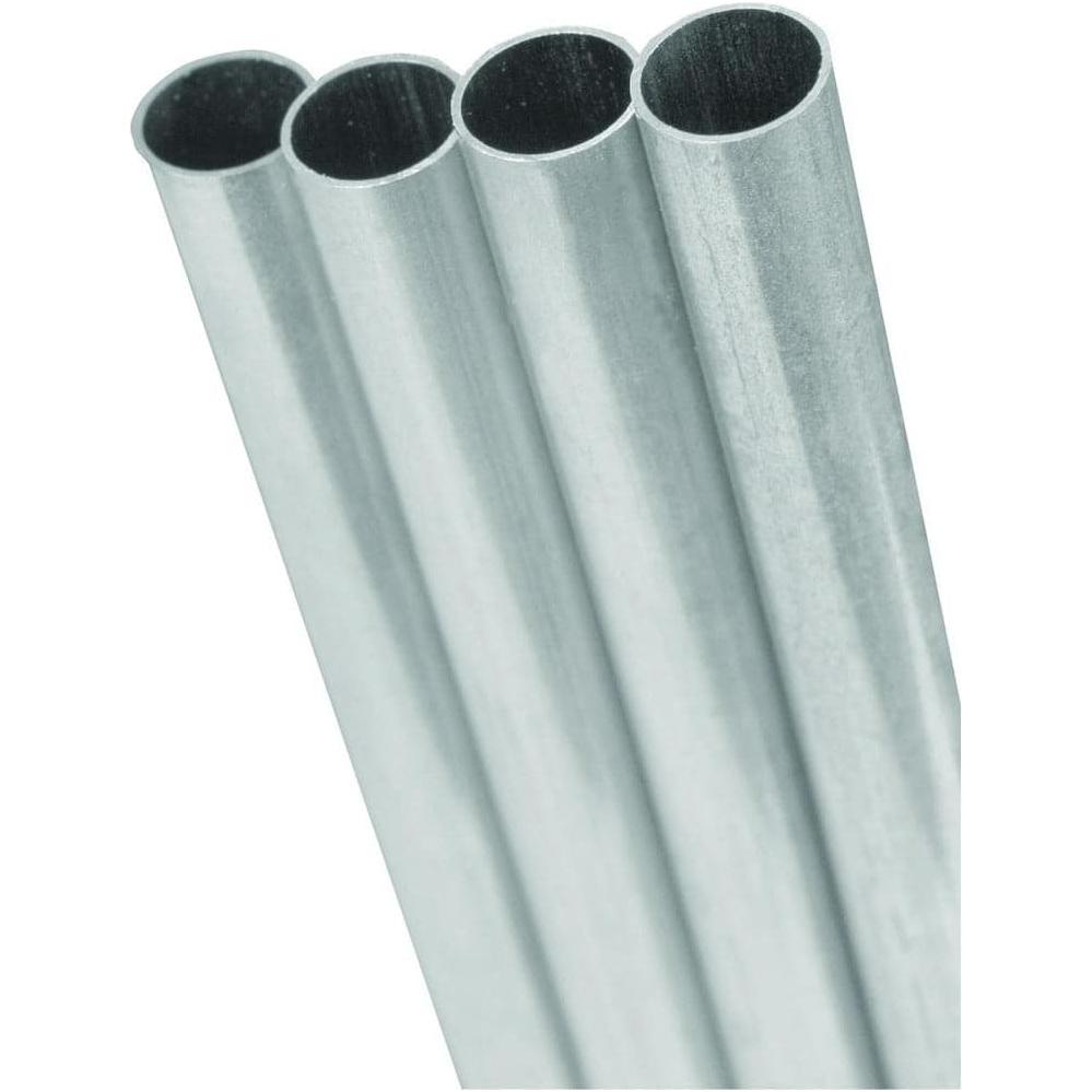 K&S Round Aluminium Tube .014 Wall (36in Lengths) 1/4in (1 Tube)