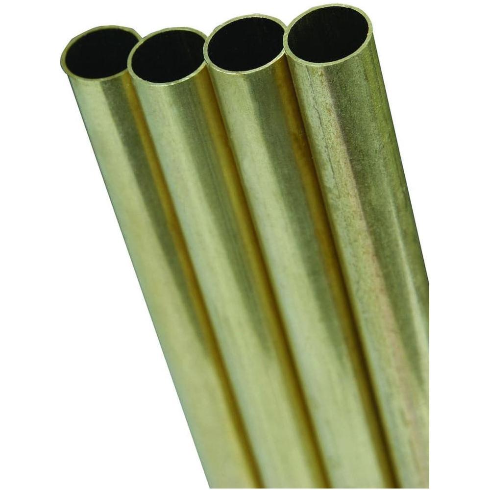 K&S Round Brass Tube .014 Wall (36in Lengths) 1/8in (1 Tube)