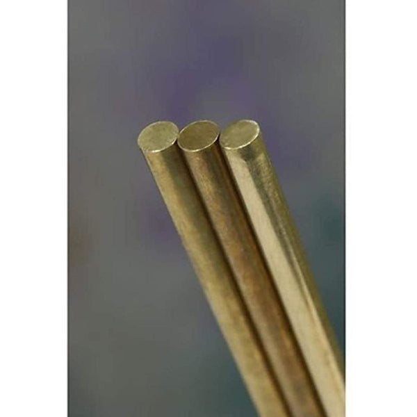 K&S Solid Brass Rod (36in Lengths) 1/8in (1 Rod)