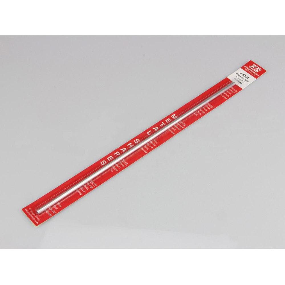 K&S Aluminium Tube 3/16in x .014 Wall (1 Tube per Card)