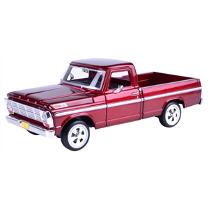 MOTORMAX 1/24 1969 Ford F-100 Pickup Red (Timeless Legends)