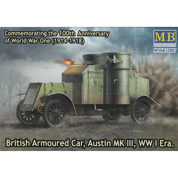 MASTER BOX 1/72 Austin Mk.3: Armored Car WW1 Era
