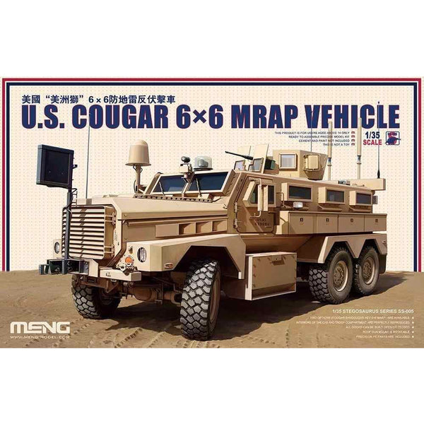 MENG 1/35 U.S. Cougar 6x6 MRAP Vehicle