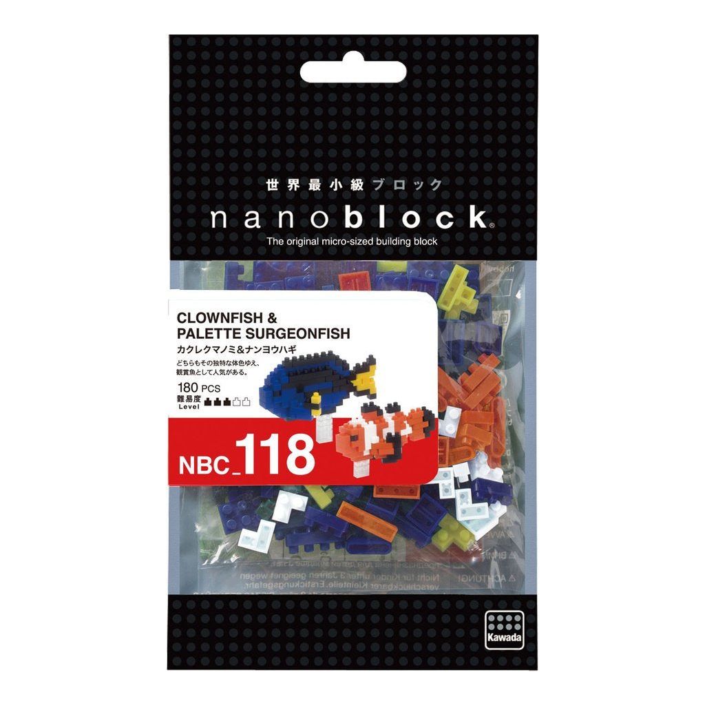 NANOBLOCK Clownfish & Palette Surgeonfish