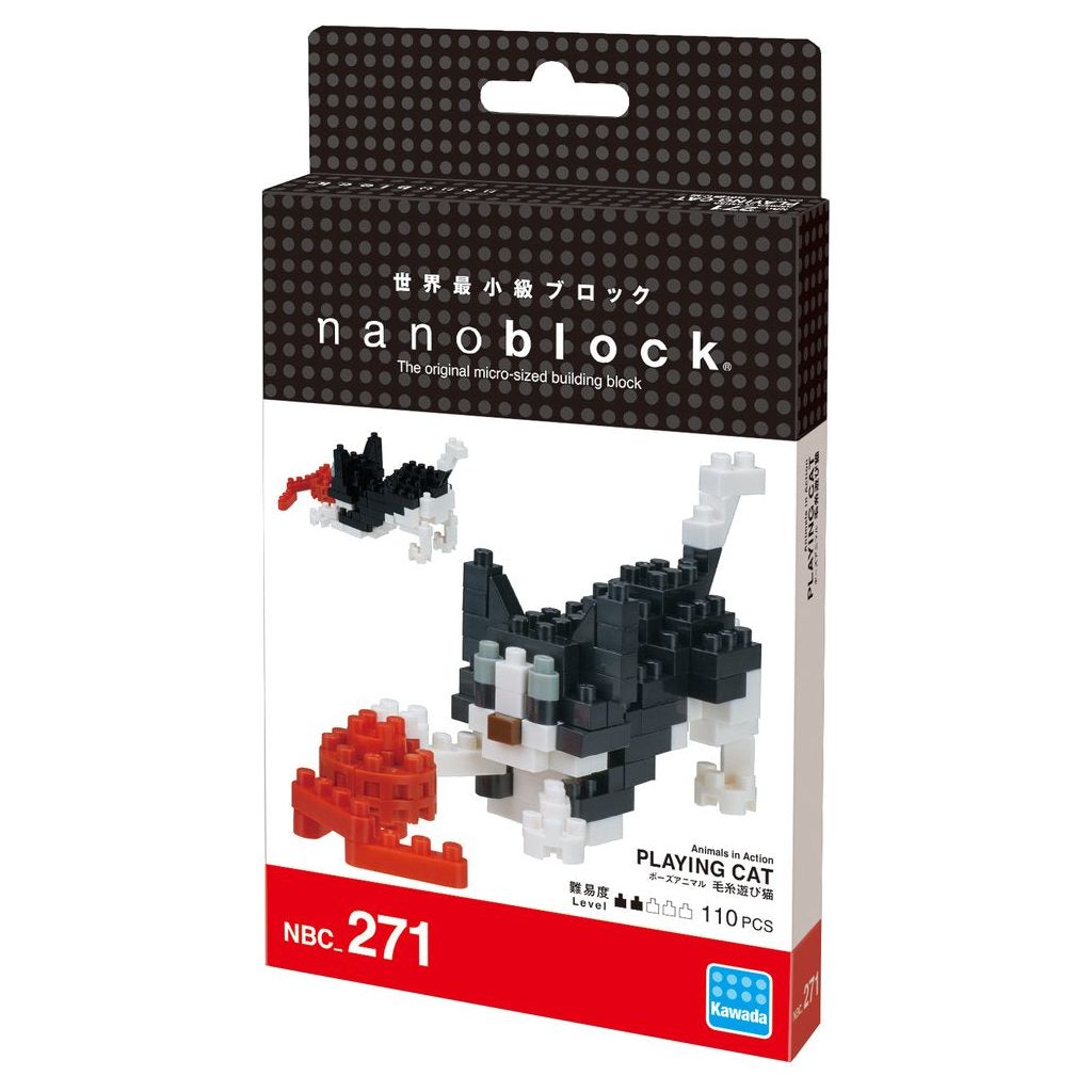 NANOBLOCK Playing Cat