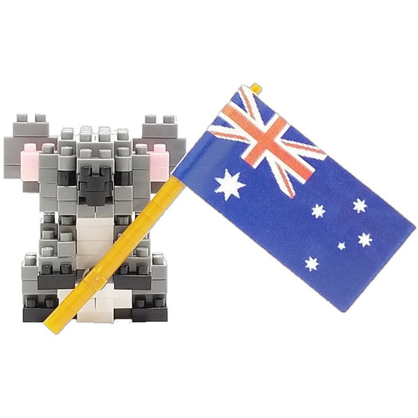 NANOBLOCK Koala with Flag