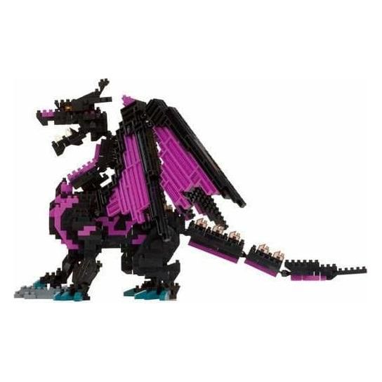 NANOBLOCK DX Dragon Purple & Black