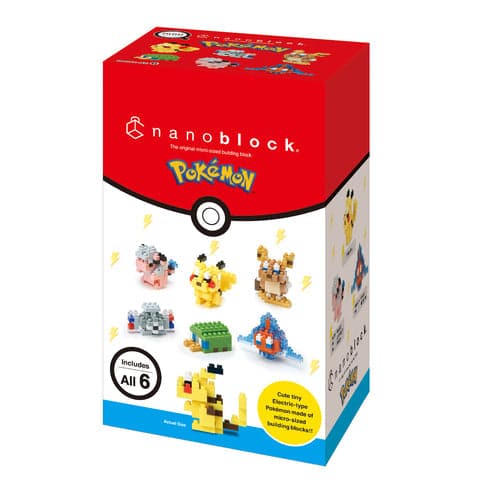 NANOBLOCK Mini Pokemon Box - 6 Designs, Electric-Type