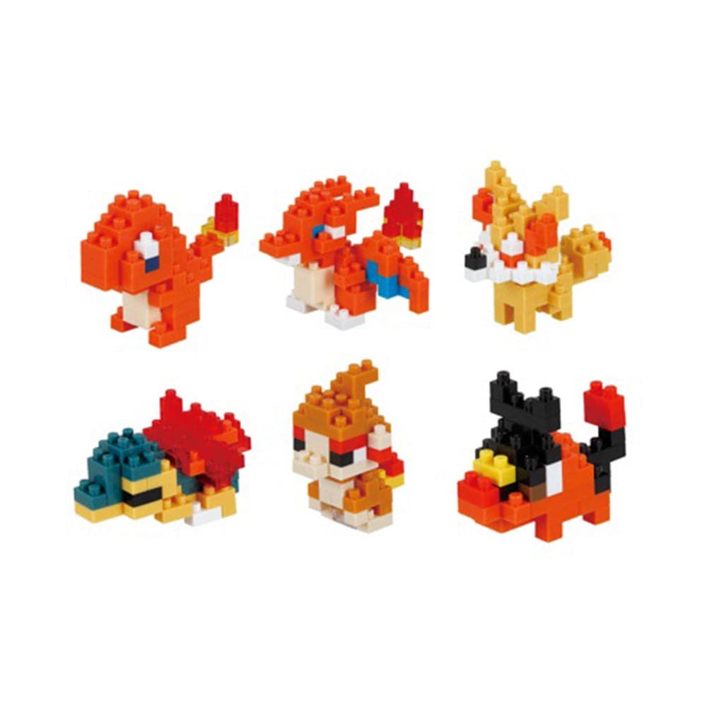 NANOBLOCK Mini Pokemon Box - 6 Designs, Fire-Type