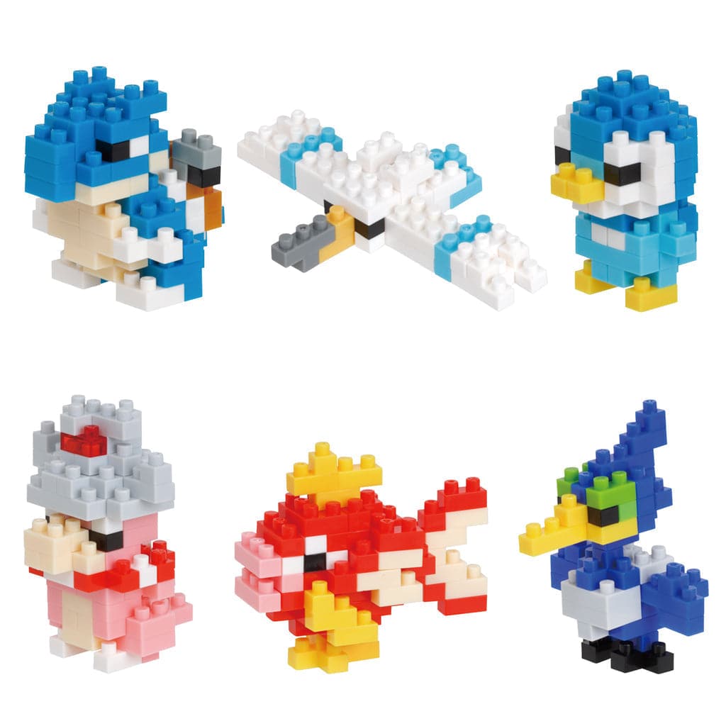 NANOBLOCK Mini Pokemon Box - 6 Designs, Water-Type