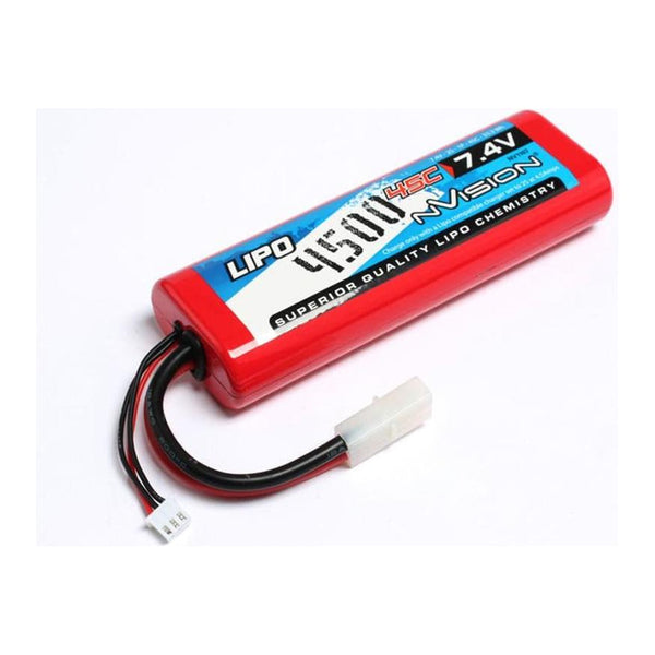 NVISION Sport LiPo Battery 4500 45C 7.4V 2S Tamiya