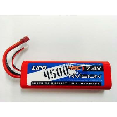 N-VISION Sport LiPo 4500mAh 45C 7.4V Hard Case