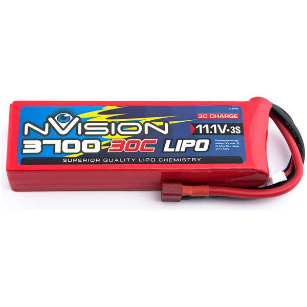 NVISION LiPo Battery 3700mAh 11.1V 30C 3S Soft Case