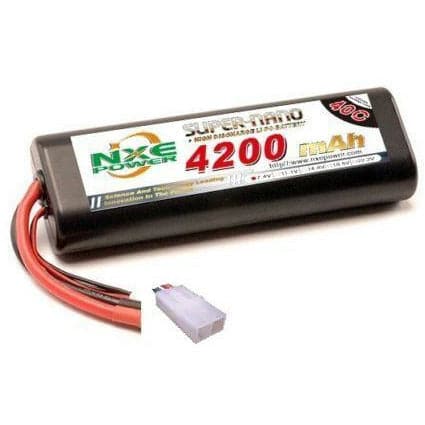 NXE 7.4v 4200mAh 40c Round Hard Case (Tamiya plug)
