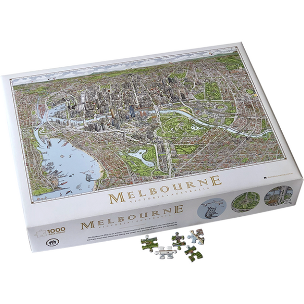 The Melbourne Map 1000pcs Jigsaw Puzzle