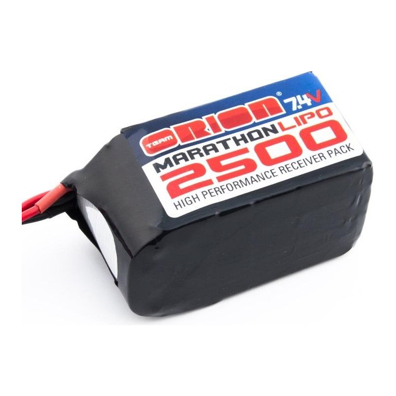 TEAM ORION RX 7.4V LiPo Pack 2500mAh Hump Battery