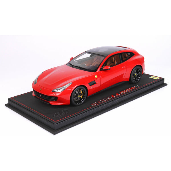BBR 1/18 Ferrari GTC4 Lusso T Panoramic Roof Rosso Corsa 322