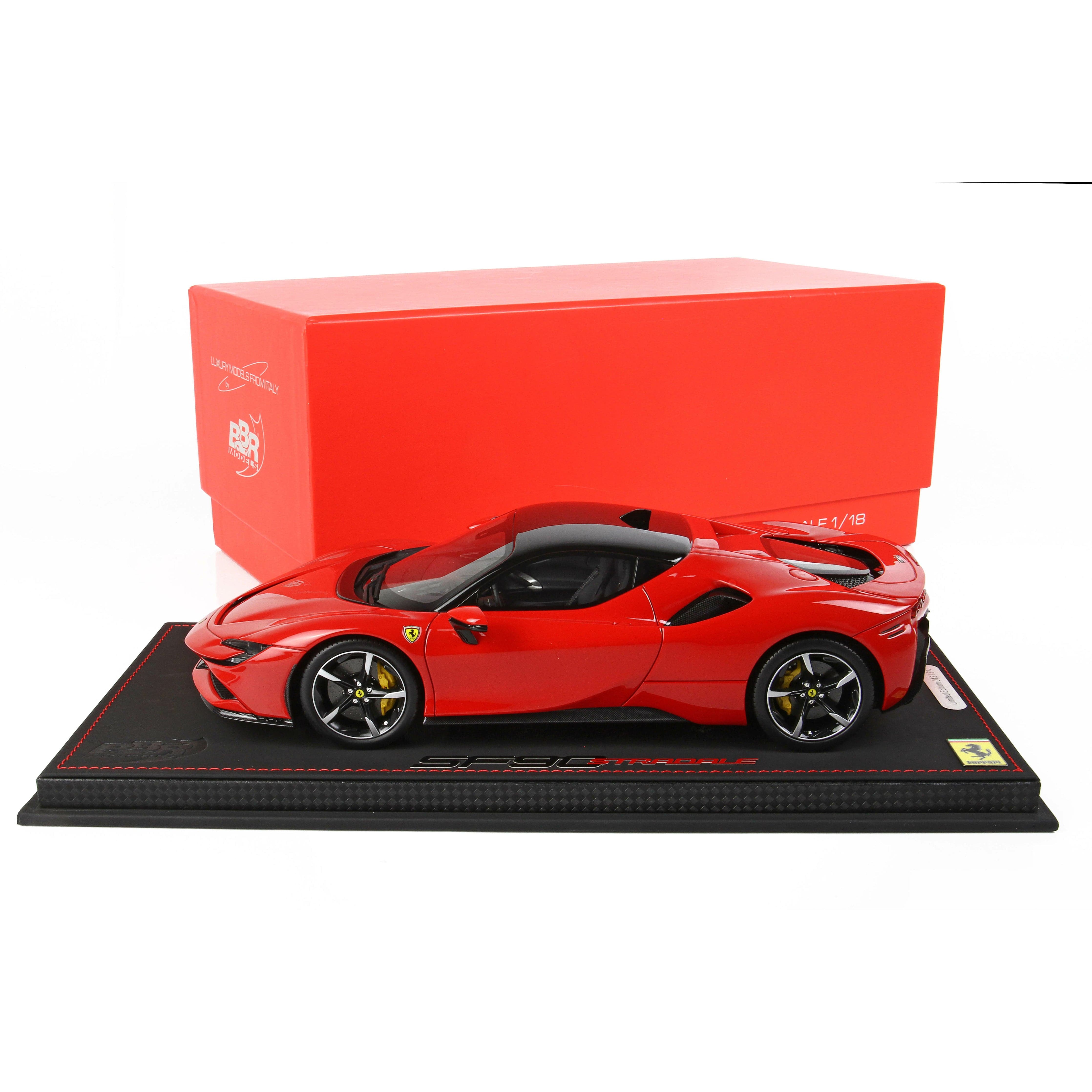 BBR 1/18 Ferrari SF90 Stradale Rosso Corsa 322