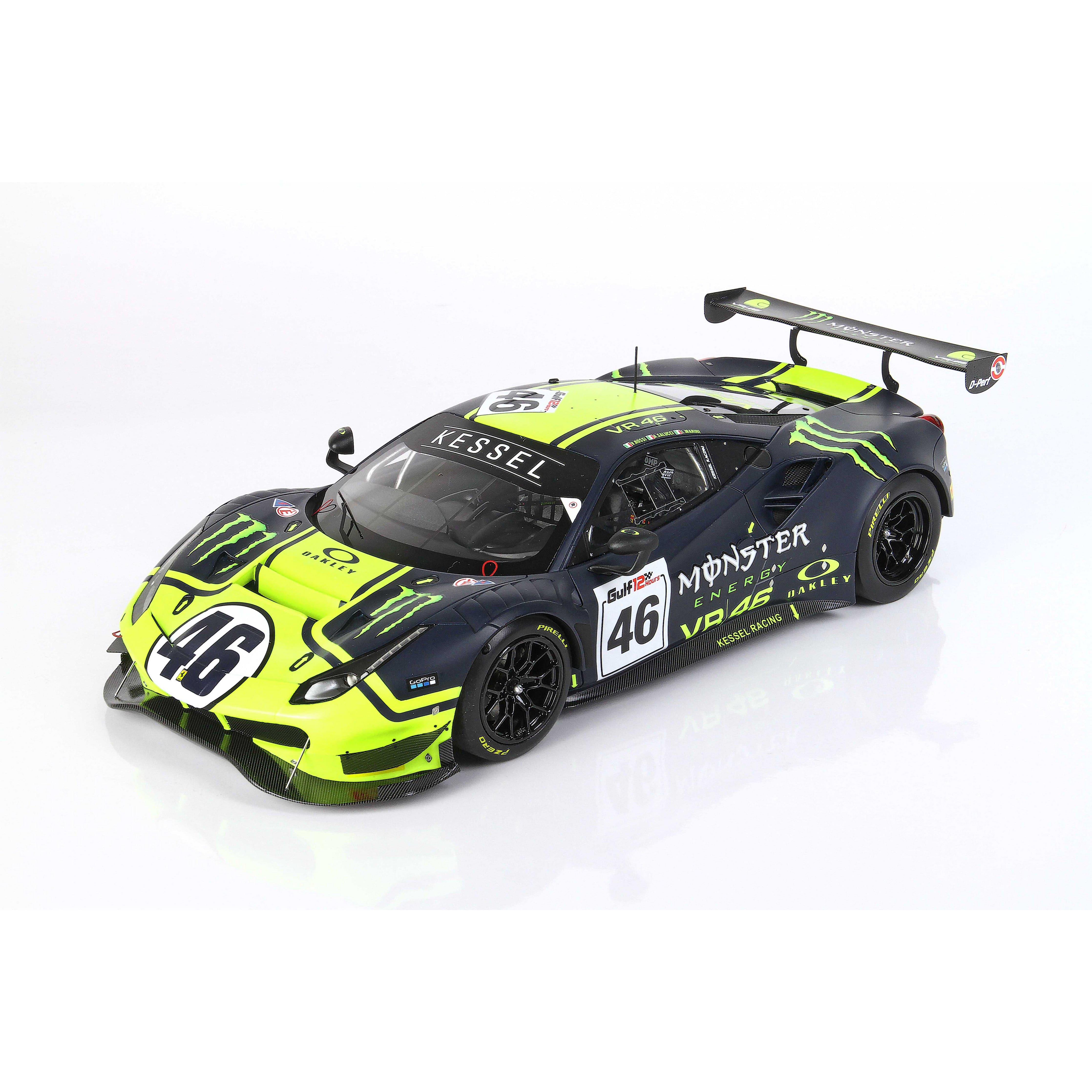 BBR 1/18 Ferrari 488 GT3 Valentino Rossi Team Kessel