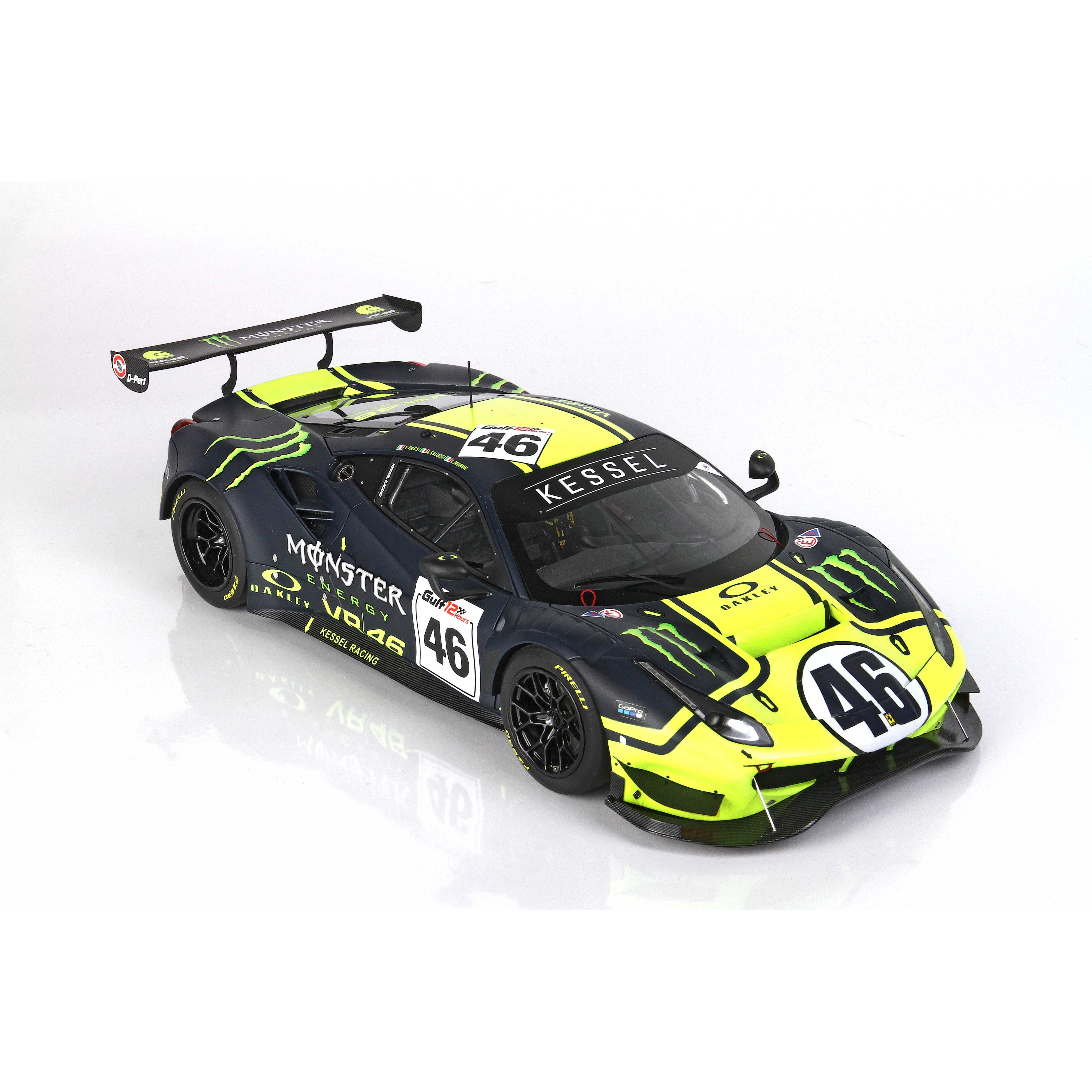 BBR 1/18 Ferrari 488 GT3 Valentino Rossi Team Kessel