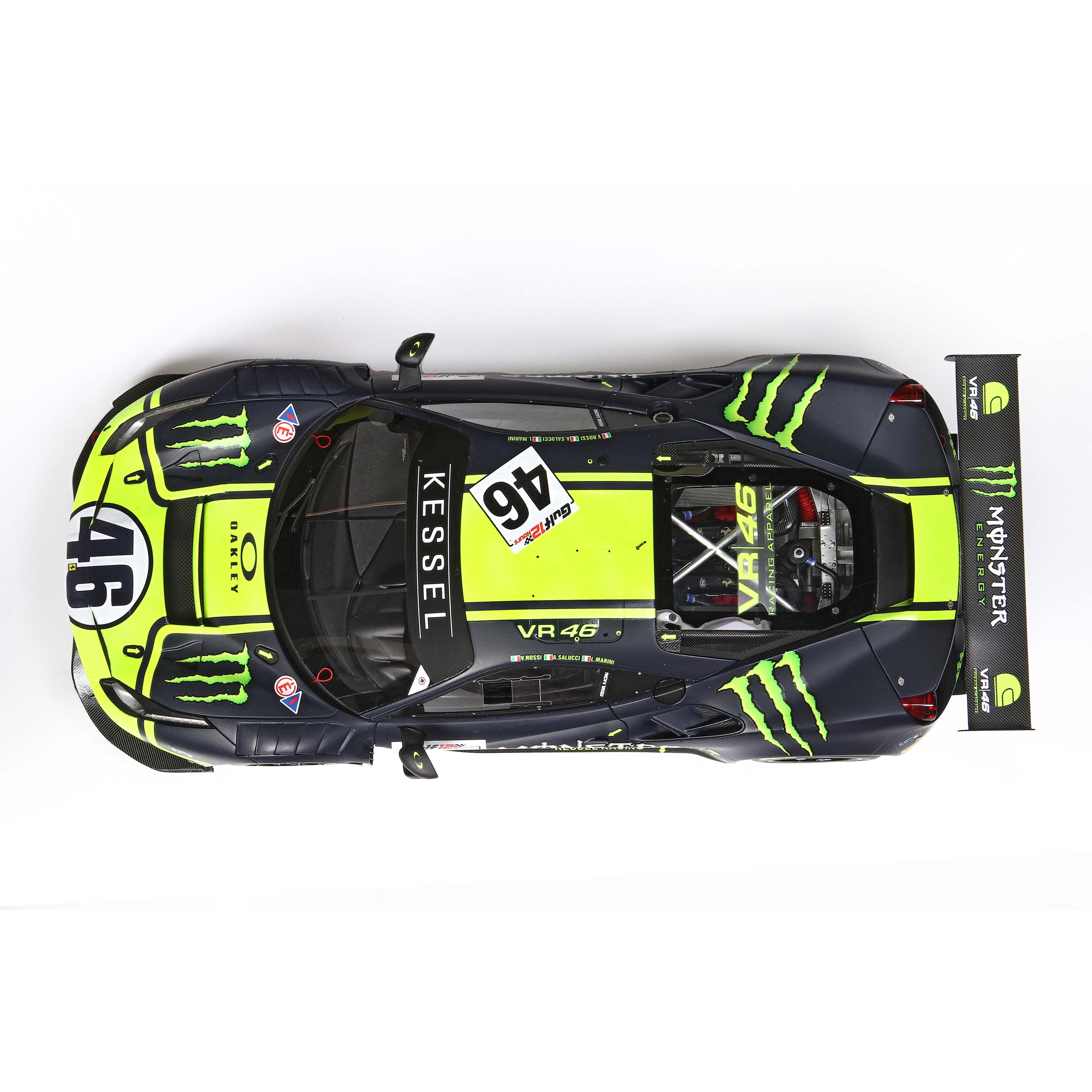 BBR 1/18 Ferrari 488 GT3 Valentino Rossi Team Kessel