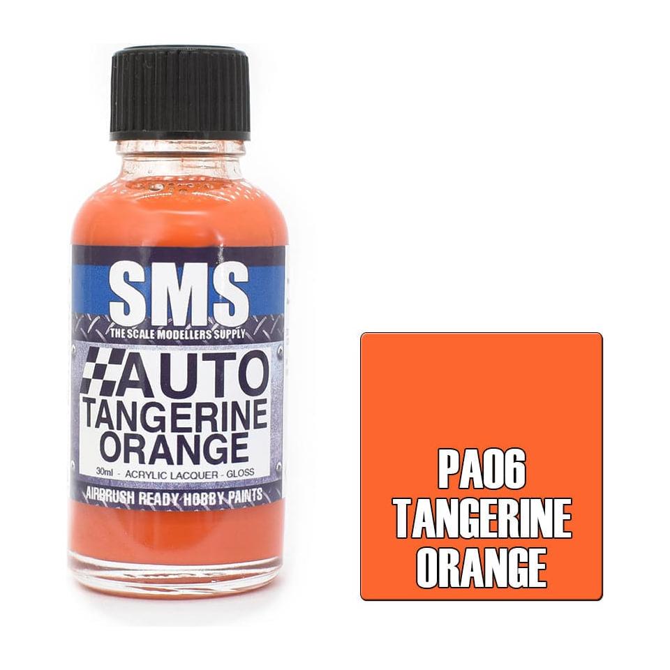 SMS Auto Colour Tangerine Orange Acrylic Lacquer Gloss 30ml