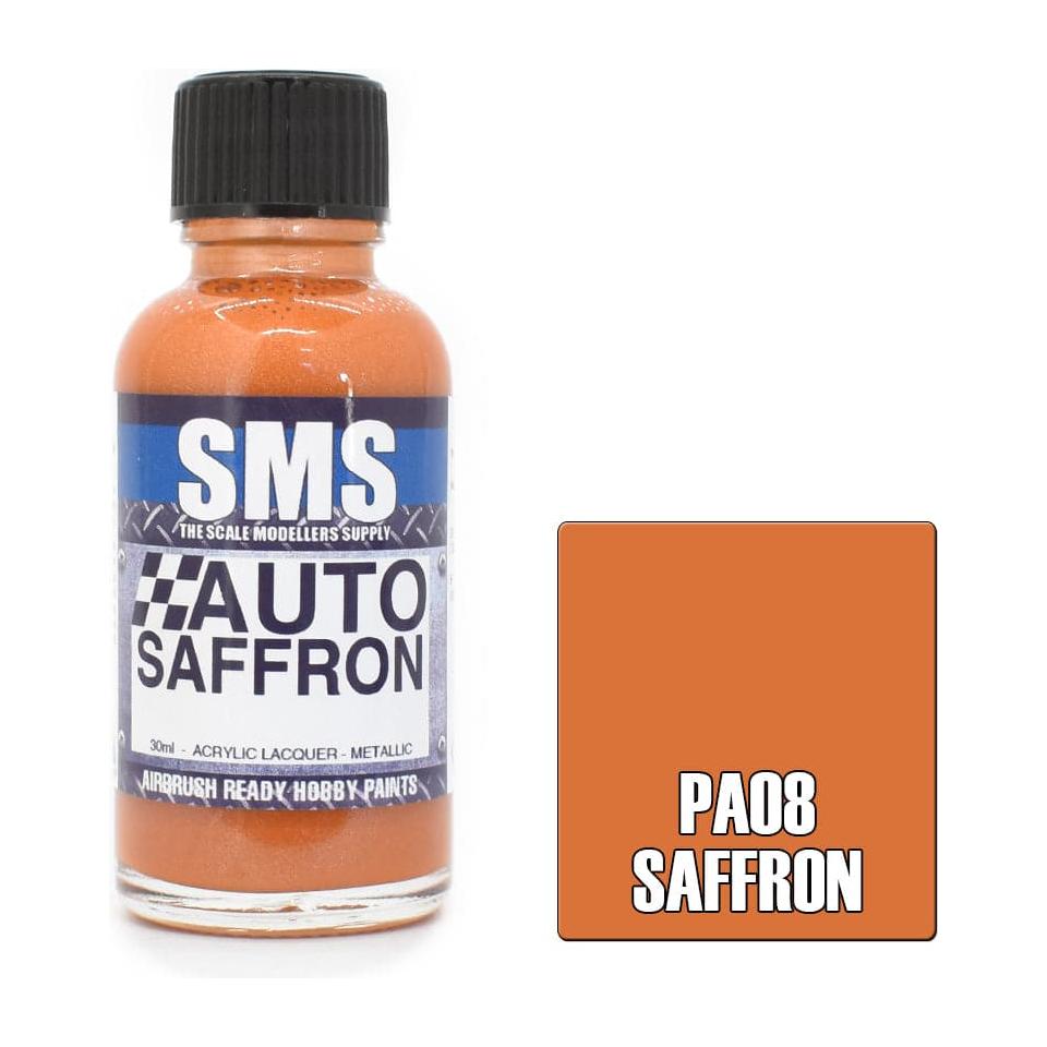 SMS Auto Colour Saffron Acrylic Lacquer Metallic 30ml